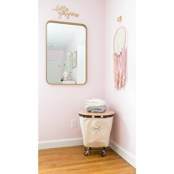 Steele Canvas Basket Corp. - Wholesale Laundry Basket - Canvas Round Carry Truck - 1.5 Bu1