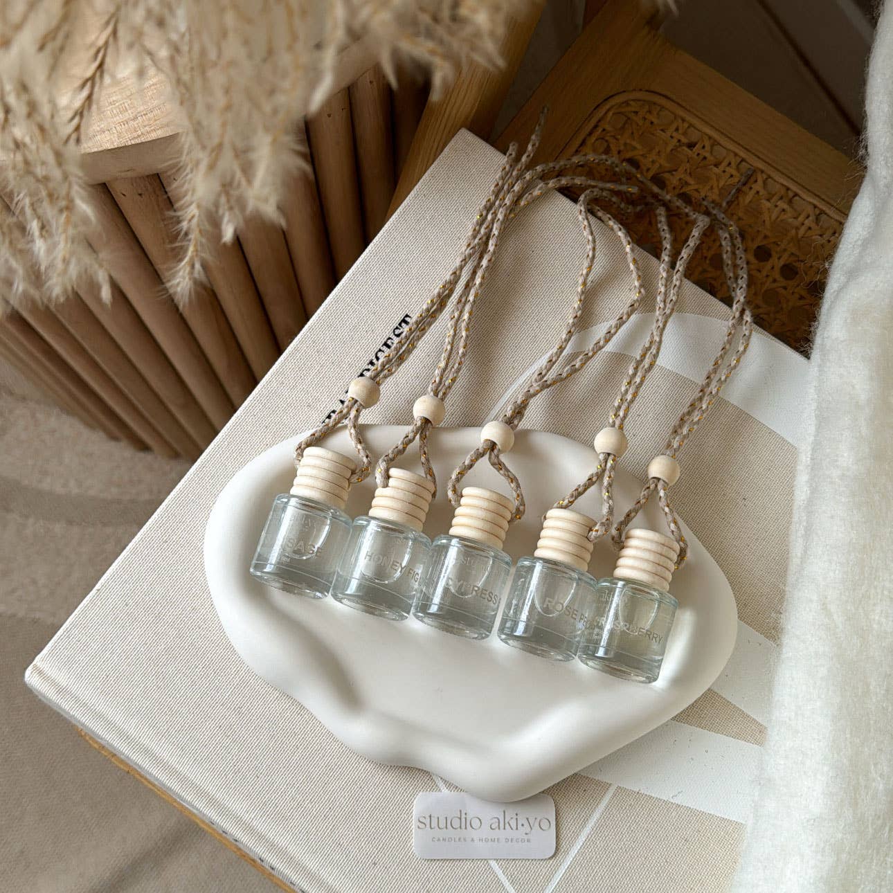 Studio Akiyo - Wholesale Car Freshener - Unisex - Car Diffuser Honey Fig + Ginger | Car Freshies |  Freshener5