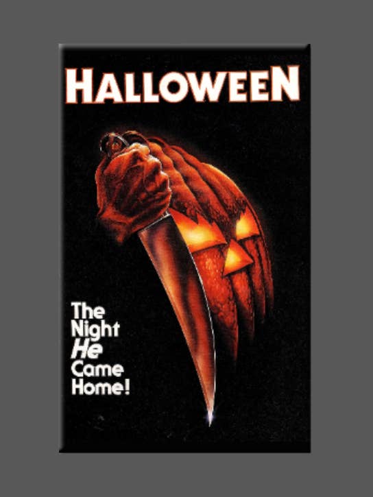 HALLOWEEN, aimant, bouton, miroir, film des années 80, Michael Myers pour la vente par Ba Ba Buttons
