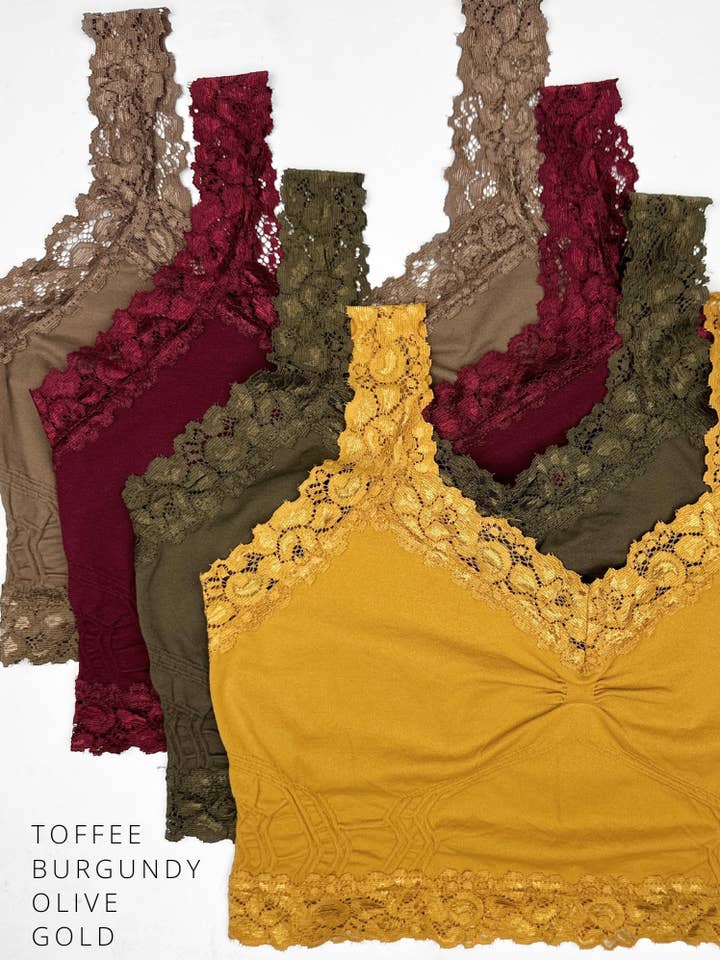 ELIETIAN - Wholesale Bralette - Women's - Lace Bralette - CURATED PACKS 16/PK3
