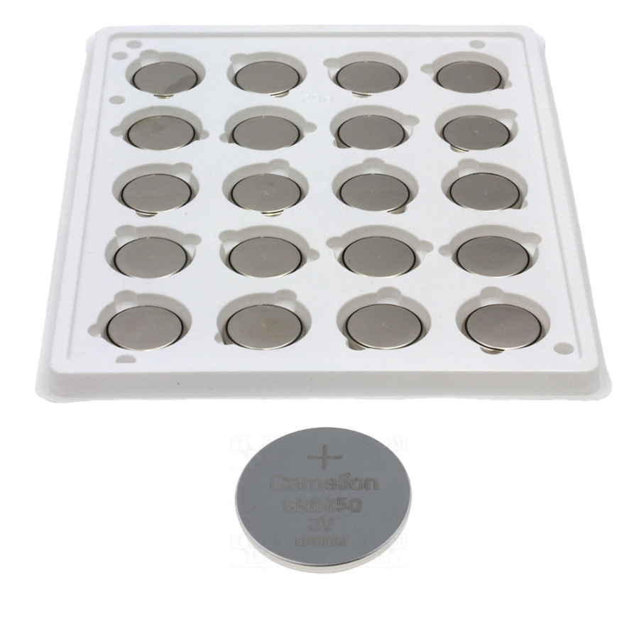 Camelion Battery - Wholesale Small/Handheld Appliance - Camelion CR2450 3 Volt Lithium Battery in Bulk Tray of 200