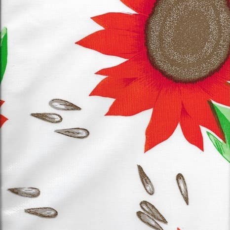 Oilcloth International - Wholesale Tablecloth - 84" x 47.5" Rectangle Sunflower Tablecloth