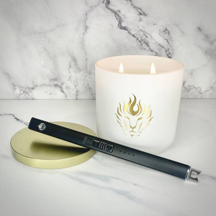 Vlamloze plasma-aansteker voor wholesale door The Lions Den Candle Company