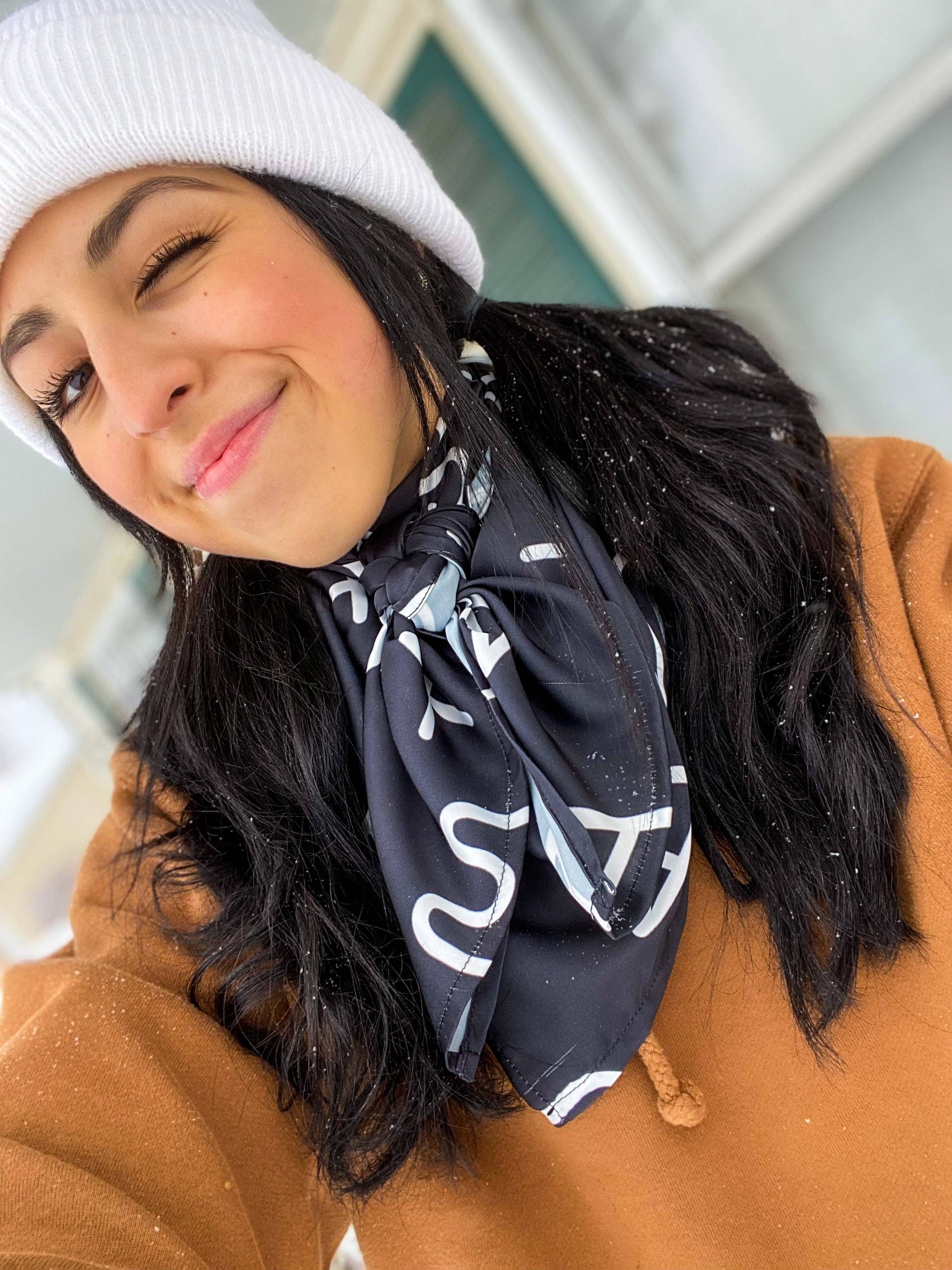 The Front Porch Label - Wholesale Scarf - Women's - Black Brand Wild Rags1