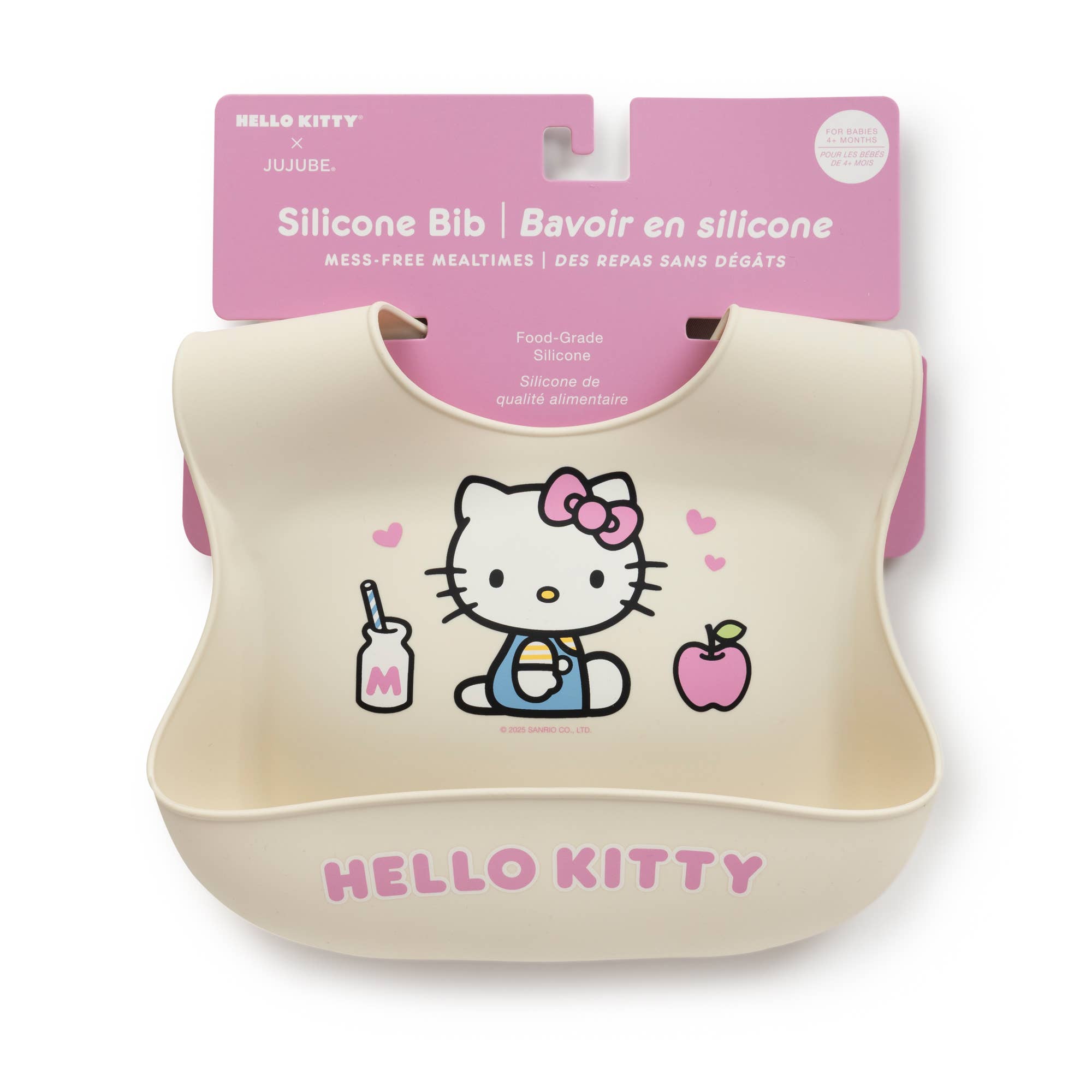 JuJuBe - Wholesale Bib - Baby - Hello Kitty® × JuJuBe Pink Silicone Bibs 0