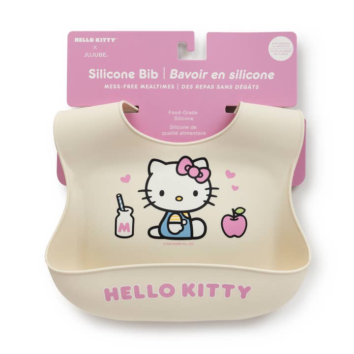 JuJuBe - Wholesale Bib - Baby - Hello Kitty® × JuJuBe Pink Silicone Bibs 0