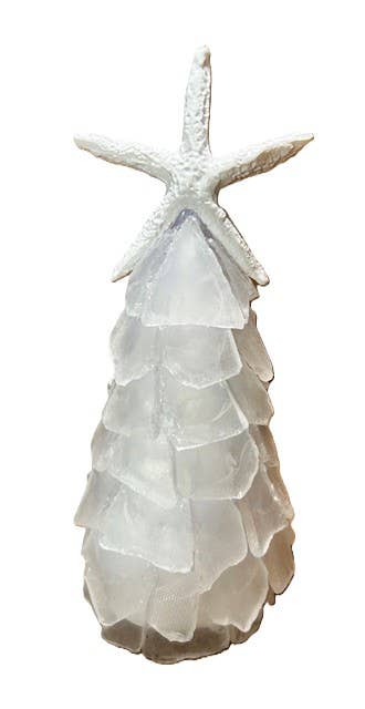 A SEAGLASS CREATION/SALTY SIGNS DESIGNS - Wholesale Christmas Decoration - 3D Seaglass Christmas Tree Box Set 7