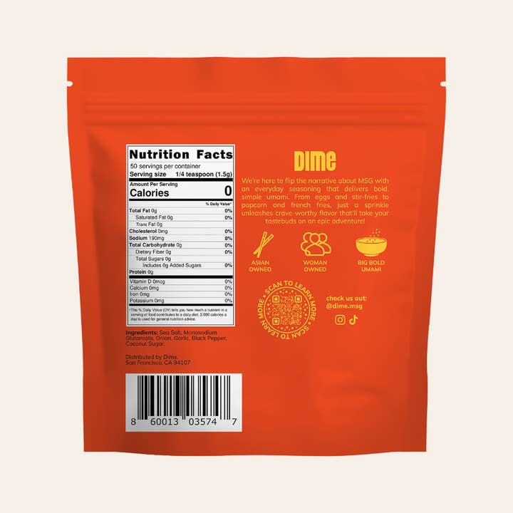 DIME - Wholesale Dried Spice Mix - DIME MSG The OG Everyday MSG Seasoning1