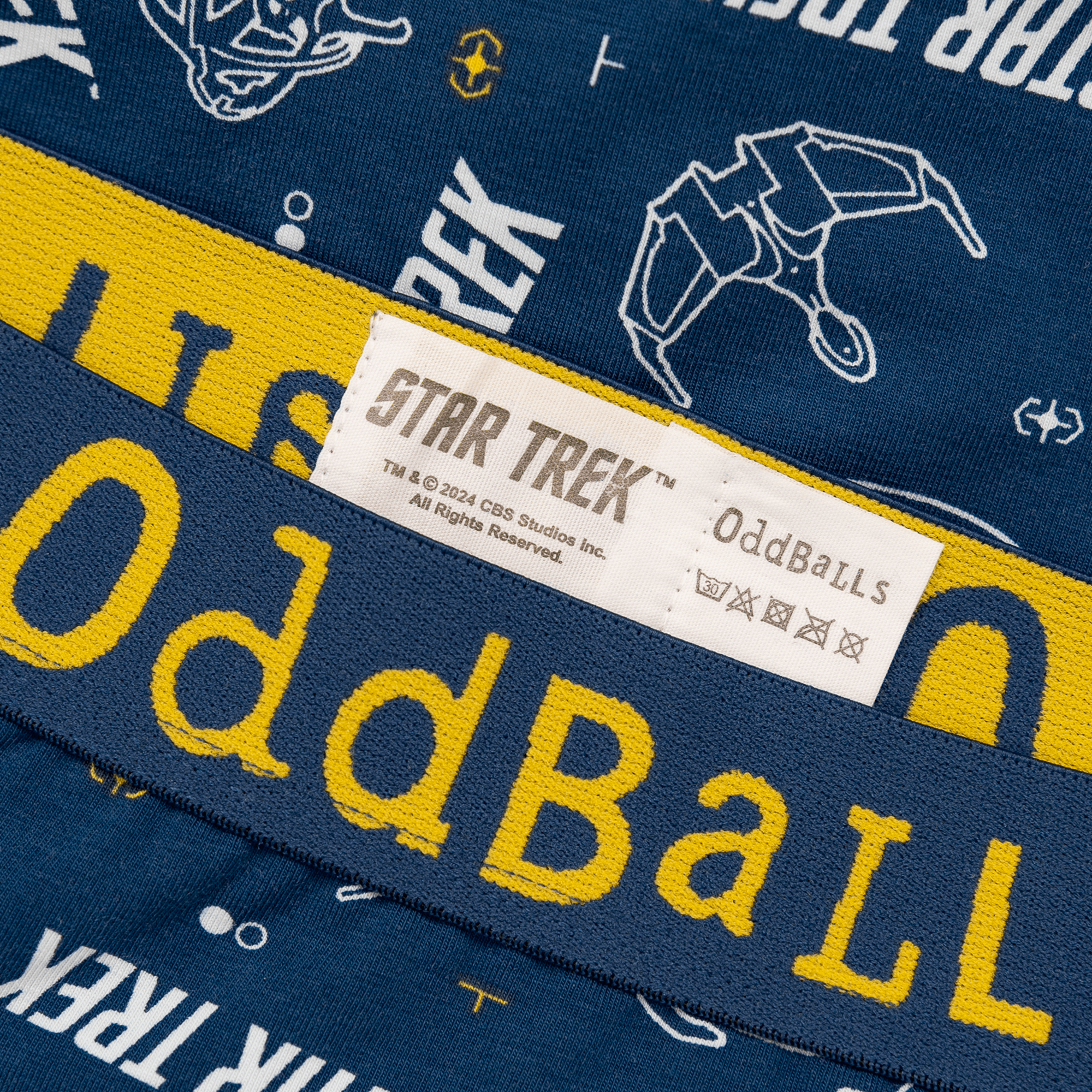 OddBalls – wholesale Underwear – Men's – Star Trek Galaxy - Mens Cotton Boxer Shorts2