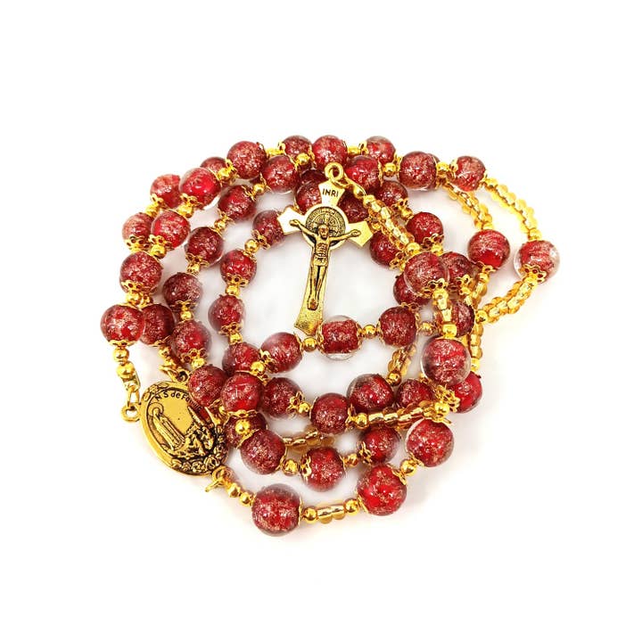 ALBATROS S.R.L. - Wholesale Beaded/Pearl Necklace - MURANO glass bead ROSARY fashion gift idea elegant jewelry6