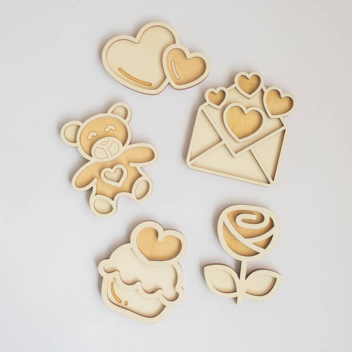 Play Tray Mini Set - Love for wholesale by Studio de Rijk