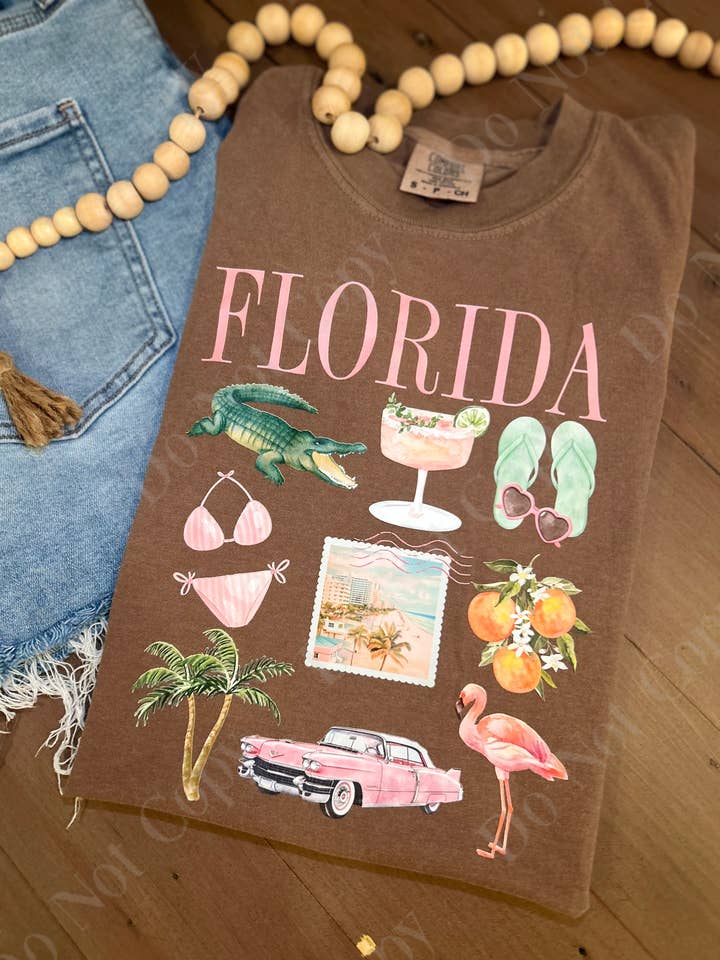 T-shirt Fille de Floride dans l'Âme pour la vente par Southern Vogue Wholesale