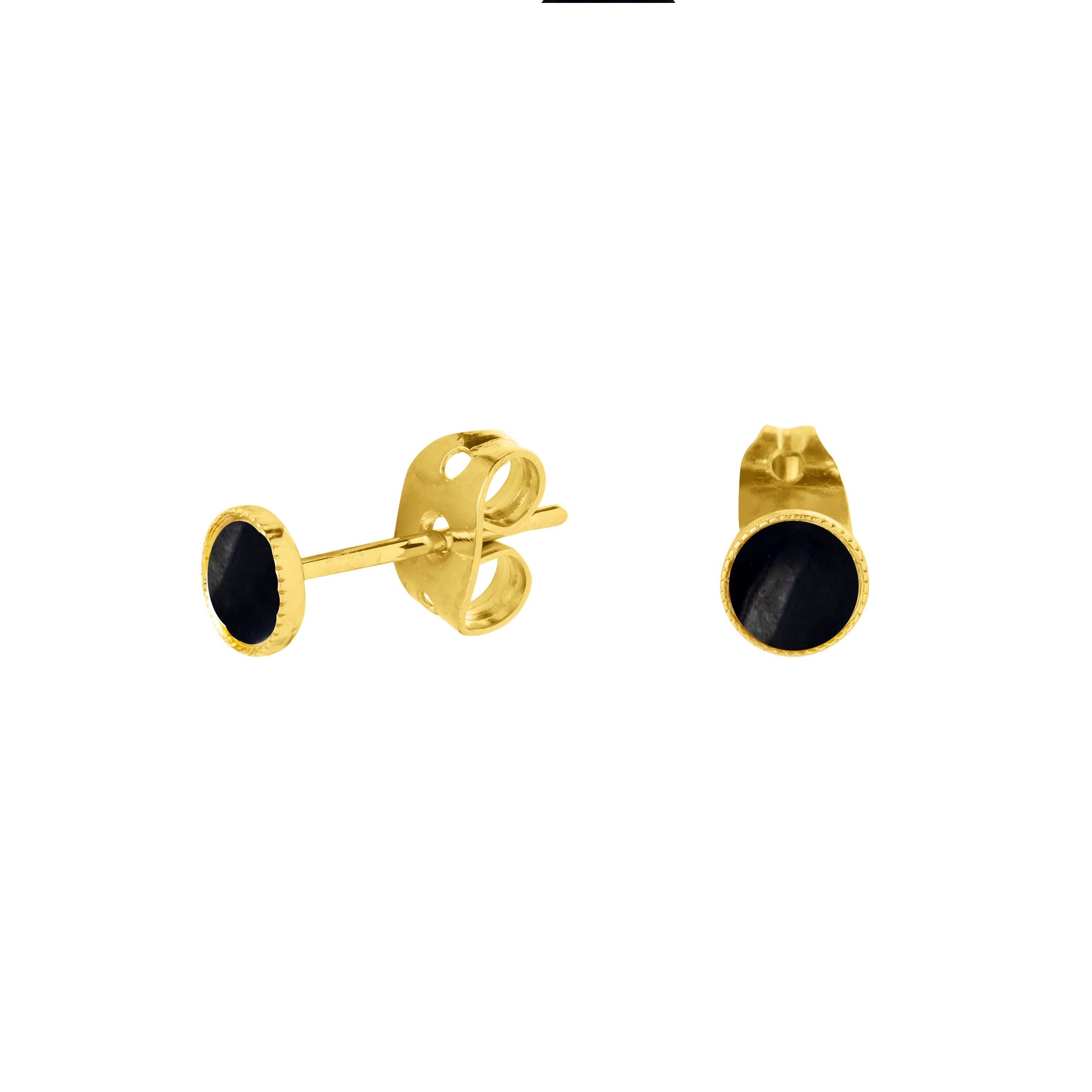 Lovelyday bijoux – wholesale Stud/post earrings – BO Pierre Studs 6mm - 18Kt Gold Plating4