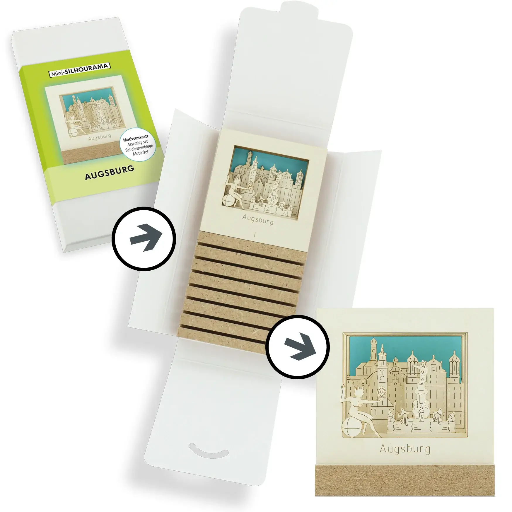 SILHOUBOX - Wholesale Decorative Tabletop Object - Augsburg-Silhoubox M — gift item3