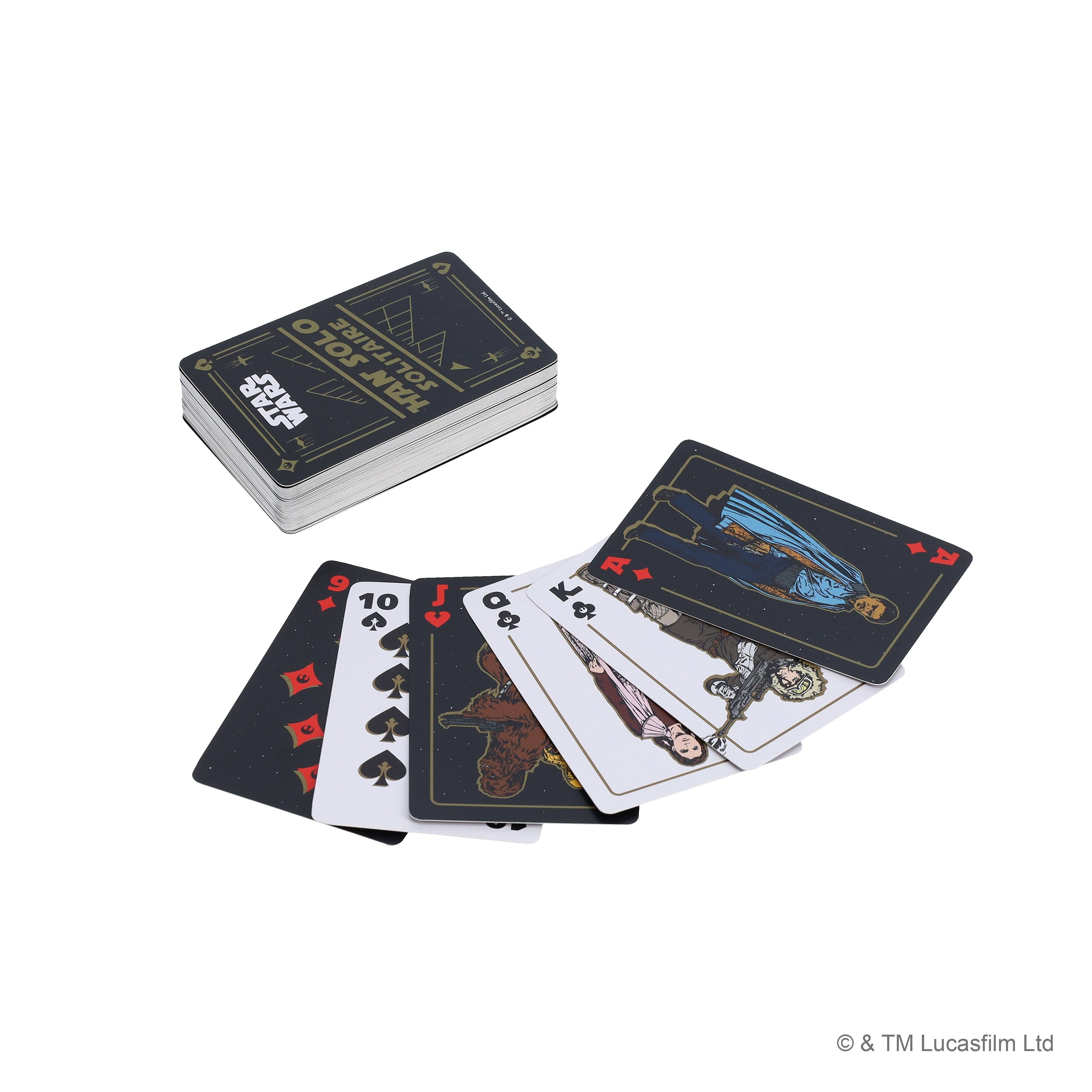 Chronicle Books - Wholesale Card Game - Star Wars Han Solo Solitaire Card Game CDU of 64