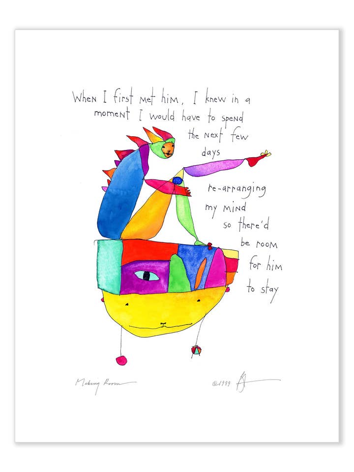 Stampa artistica Making Room 11x14 per la vendita all'ingrosso da parte di StoryPeople