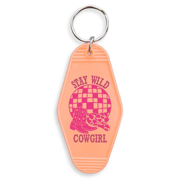 Porte-clés Stay Wild Cowgirl Motel pour la vente par Untamed Country