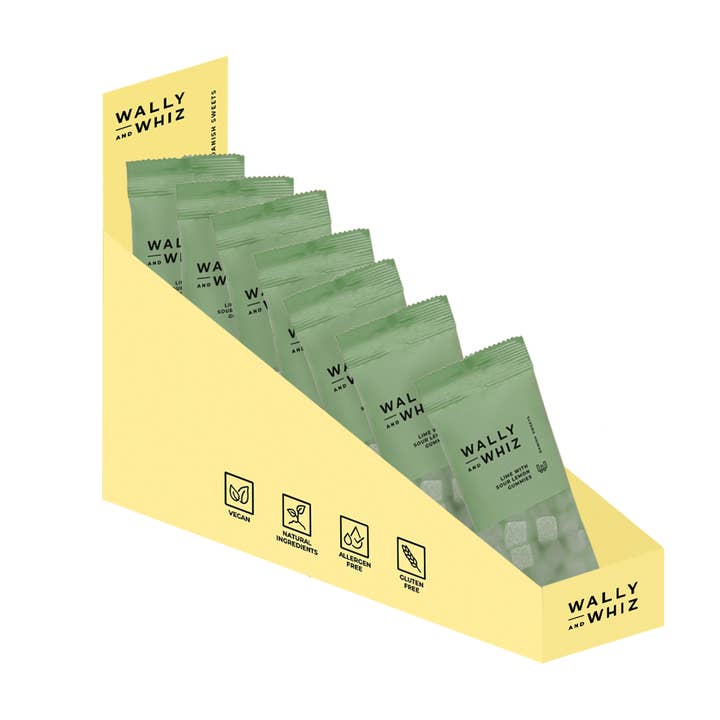 Belgium's Chocolate Source - Wholesale Gummy - Wally & Whiz Lime with Sour Lemon Gummies 12/2 oz