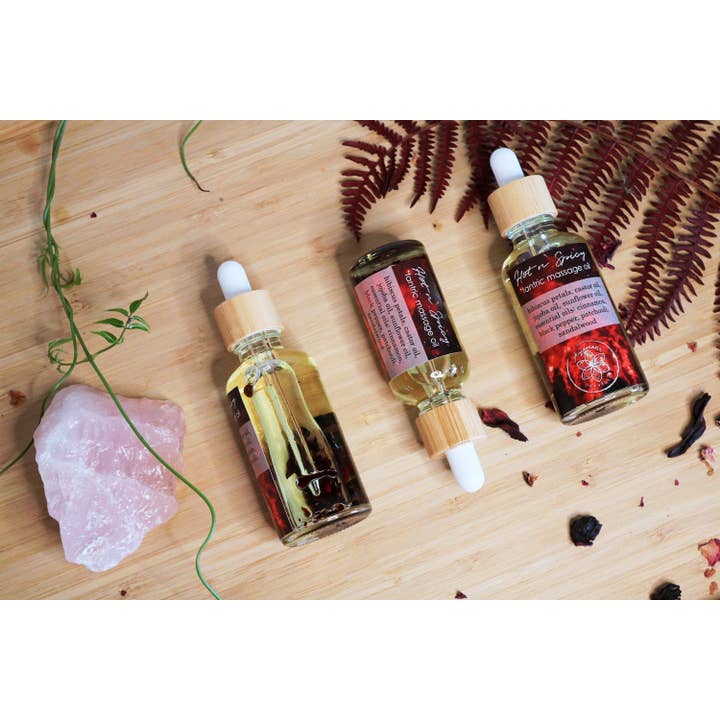 Ayamani Naturals - Venta al por mayor Aceite/gel de masaje - Aceite de Masaje Tántrico Picante y Caliente con Aceites Esenciales9