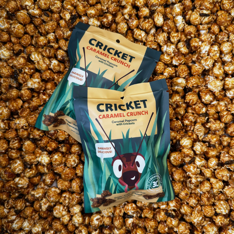 3 Cricketeers - Wholesale Popcorn - Cricket Crunch Caramel Corn Popcorn1