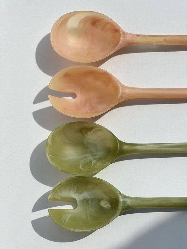 MÆGEN - Wholesale Kitchen Tong - Salad Servers - Coral Set4