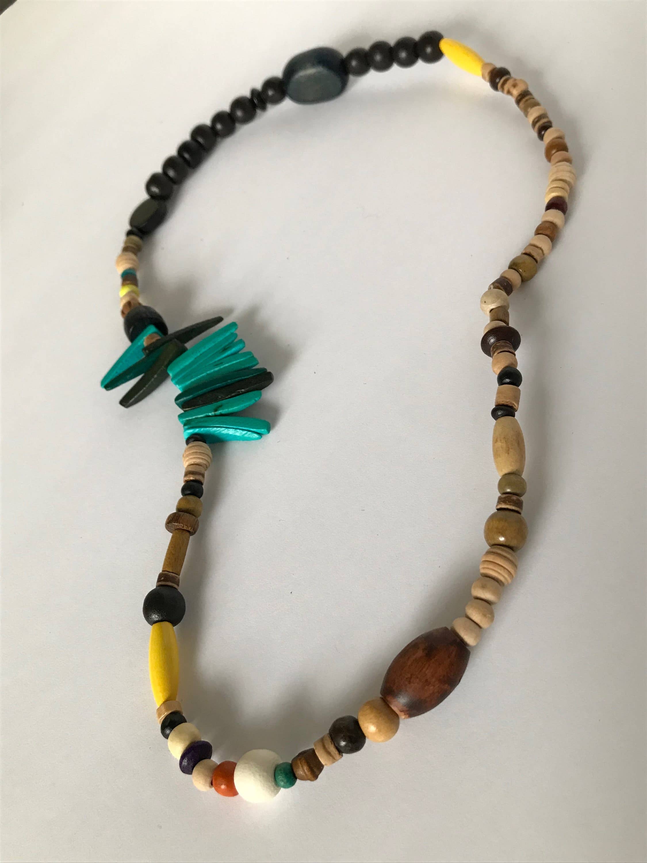 Mary Lindseth Art - Wholesale Beaded/Pearl Necklace - "Gigi" asymetrical beaded necklace2