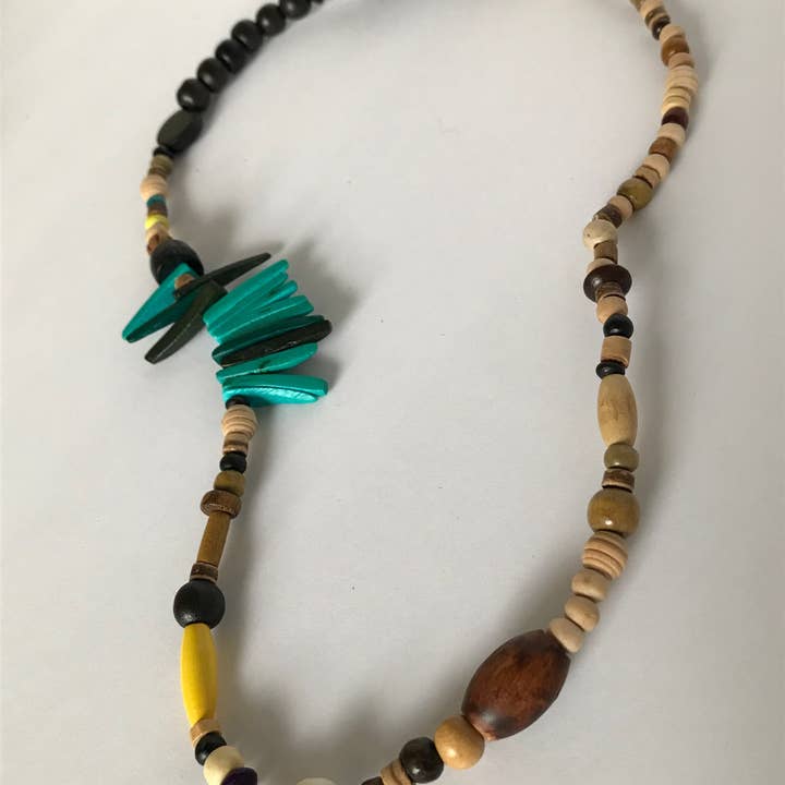 Mary Lindseth Art - Wholesale Beaded/Pearl Necklace - "Gigi" asymetrical beaded necklace2