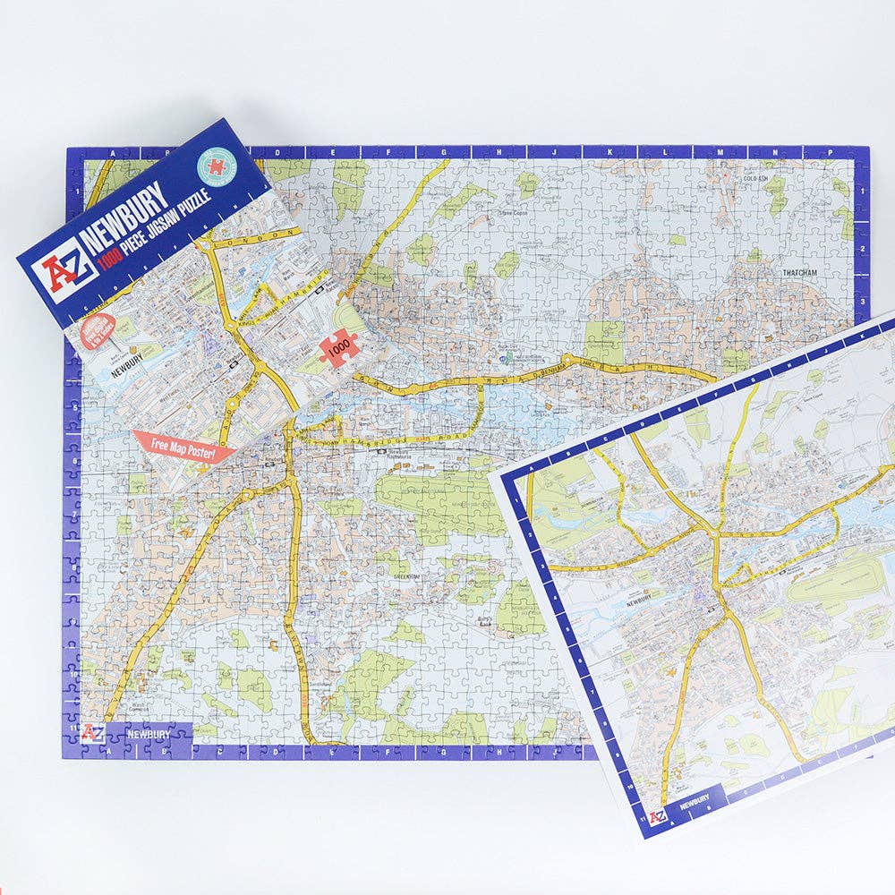 All Jigsaw Puzzles – wholesale Puzzle – Adult – A to Z Map of Newbury 1000 Piece Jigsaw4