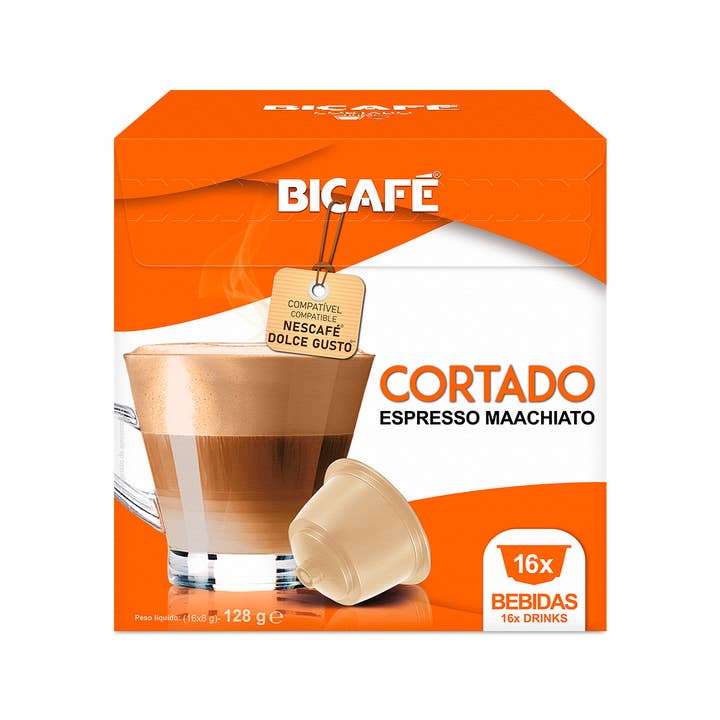 Bicafé - Wholesale Instant Coffee/Espresso - Cortado Drink - Dolce Gusto Compatible Capsules1