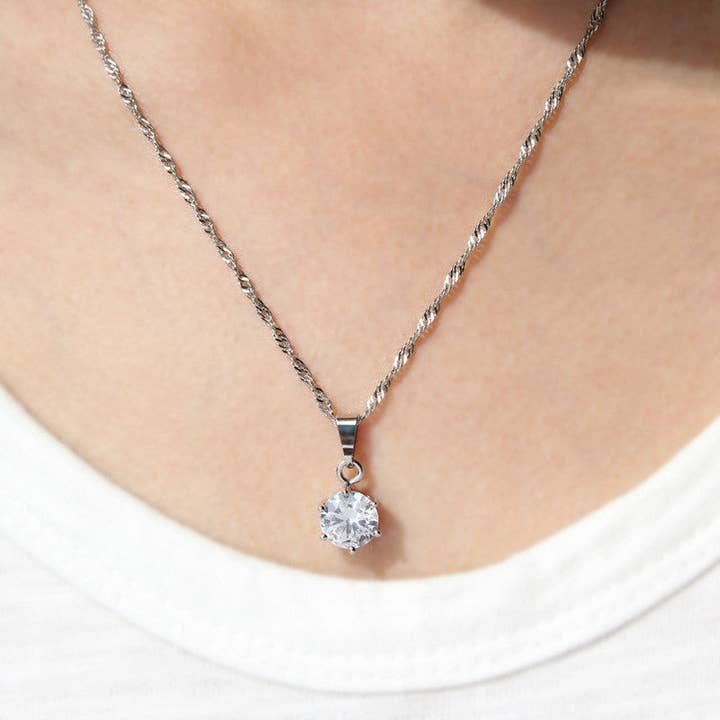Silver Diamond-studded Jewellery for wholesale on Faire