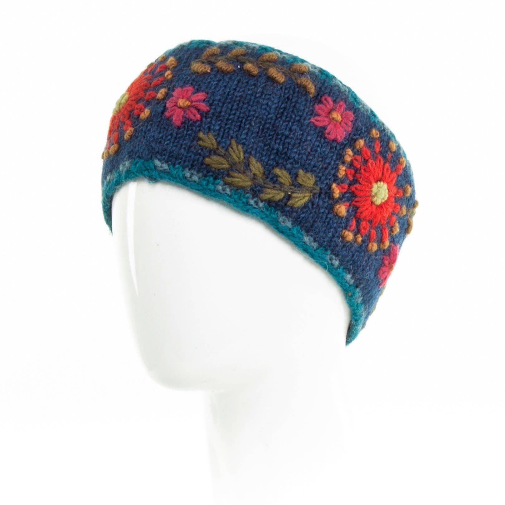 Lost Horizons Knitwear – Ships from USA - Wholesale Fashion Headband - Women's - Abigail Headband – Embroidered Wool Ear Warmer4