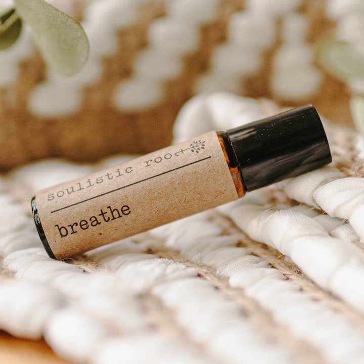 Breathe Roller | Natural Essential Oil Roller for wholesale by Soulistic Root - Essential Oils & Self Care Gifts