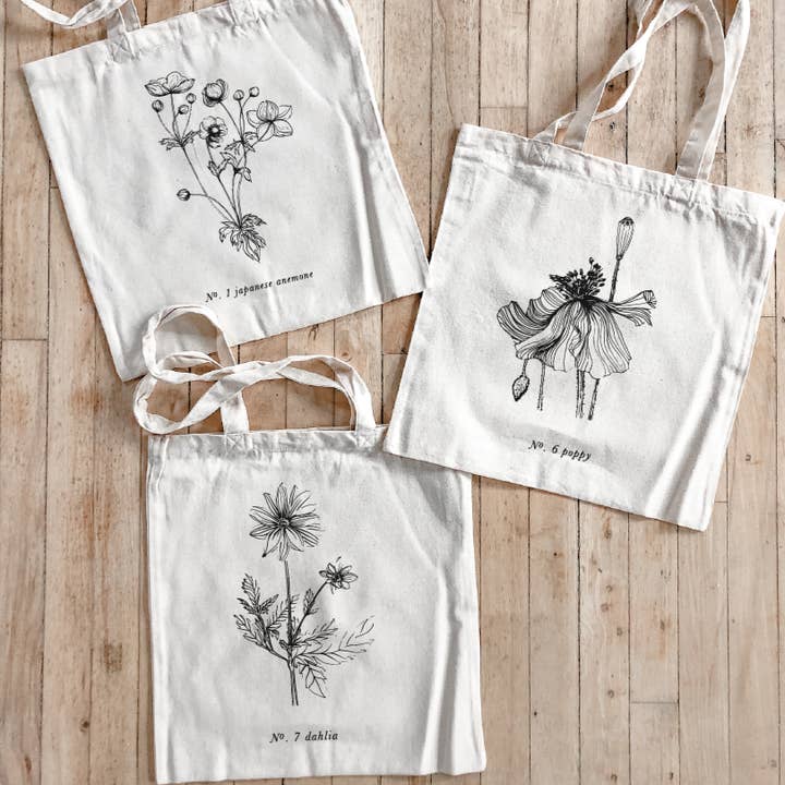 Botanicals Tote Bag for wholesale by DWELL Home Shoppe