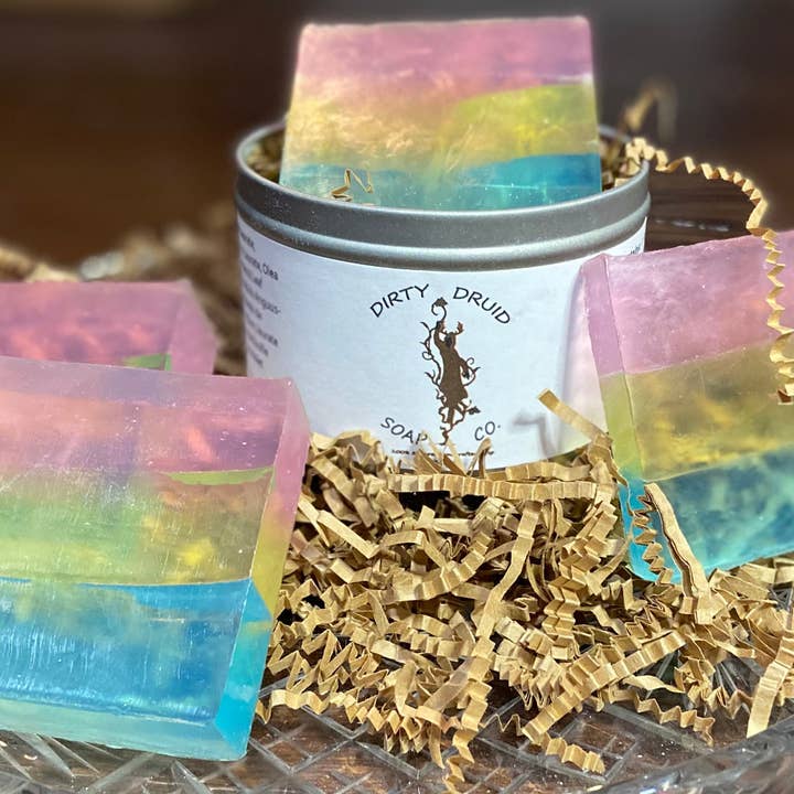 Pansexual Pride Flag for wholesale by Dirty Druid Soap Co