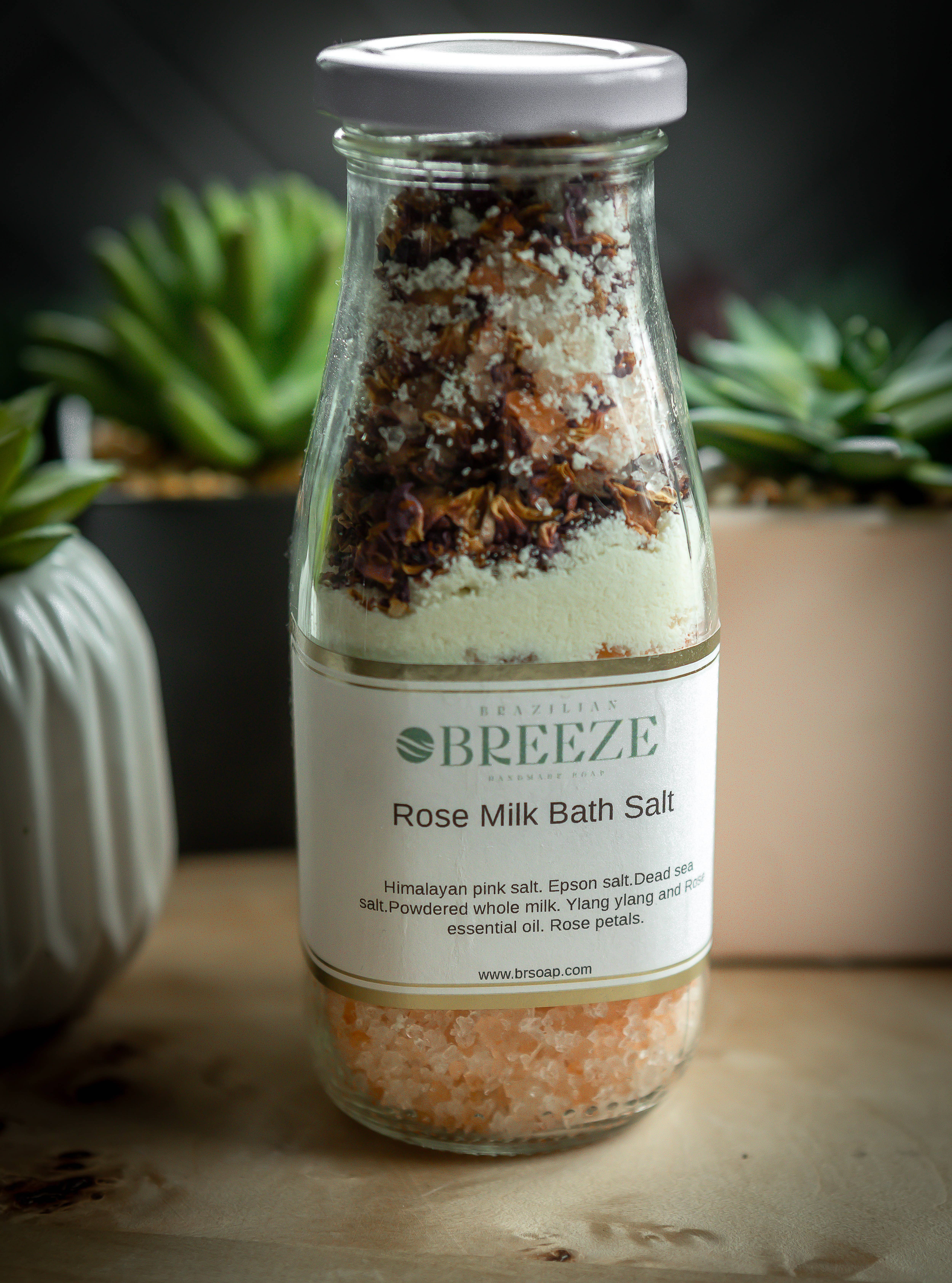 Brazilian Breeze Soap - Wholesale Bath Salts - Rose milk bath salt 1