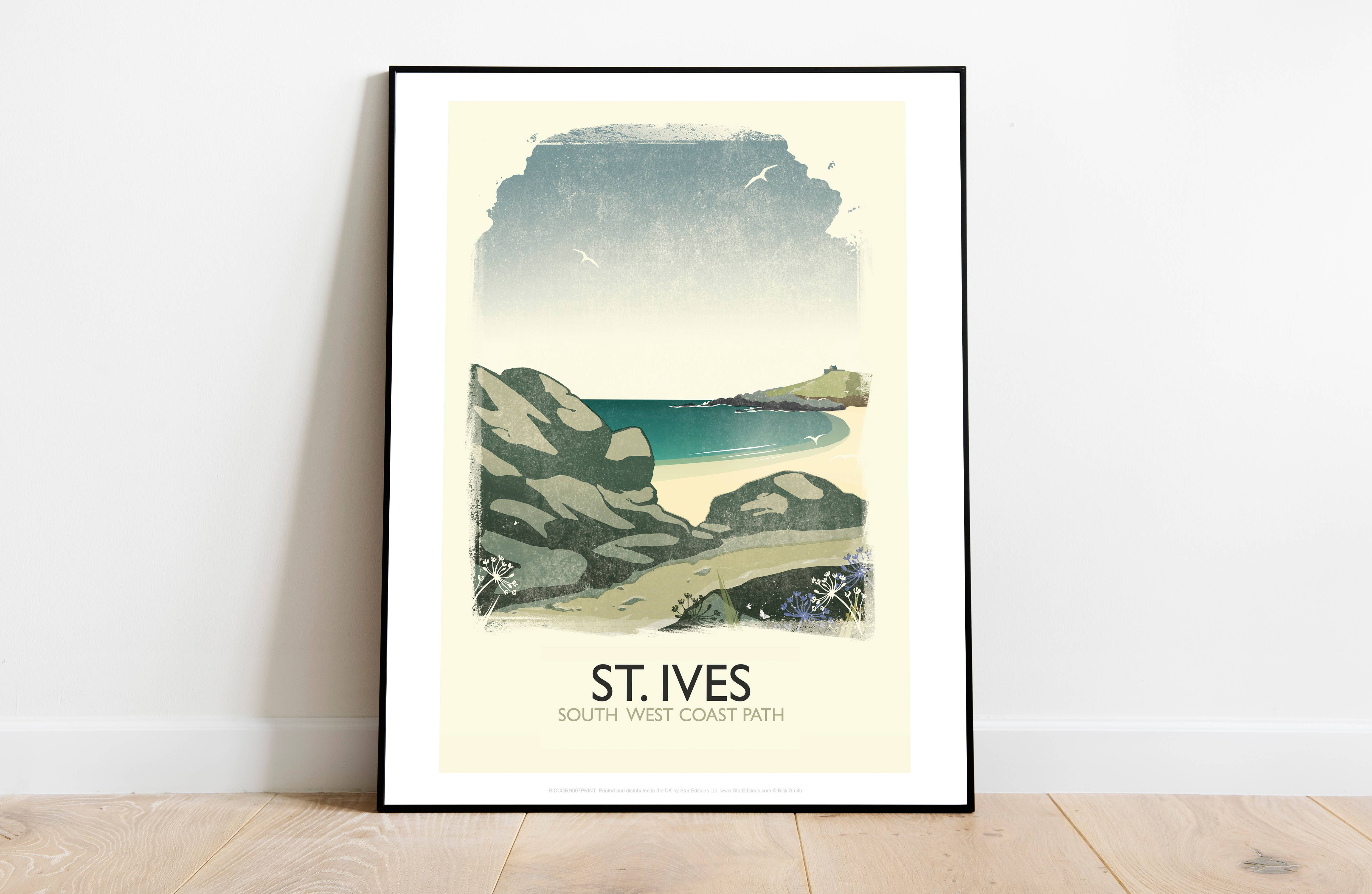 Star Editions - Wholesale Art Print - St. Ives- South West Coast Path - 11X14” Premium Art Print1