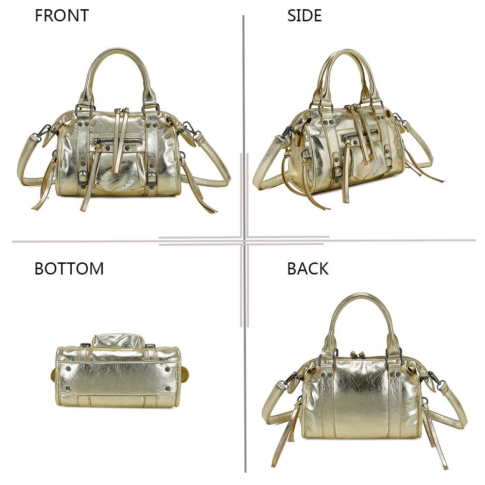 Gallantry - Wholesale Handtas met handvat - Dames - Skyla Metalen (R-1979)18