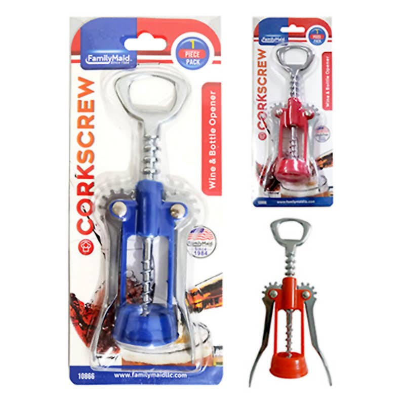 Deluxe Import Trading - Vente Ouvre-bouteille/tire-bouchon - Tire-bouchon argenté 6,75"0