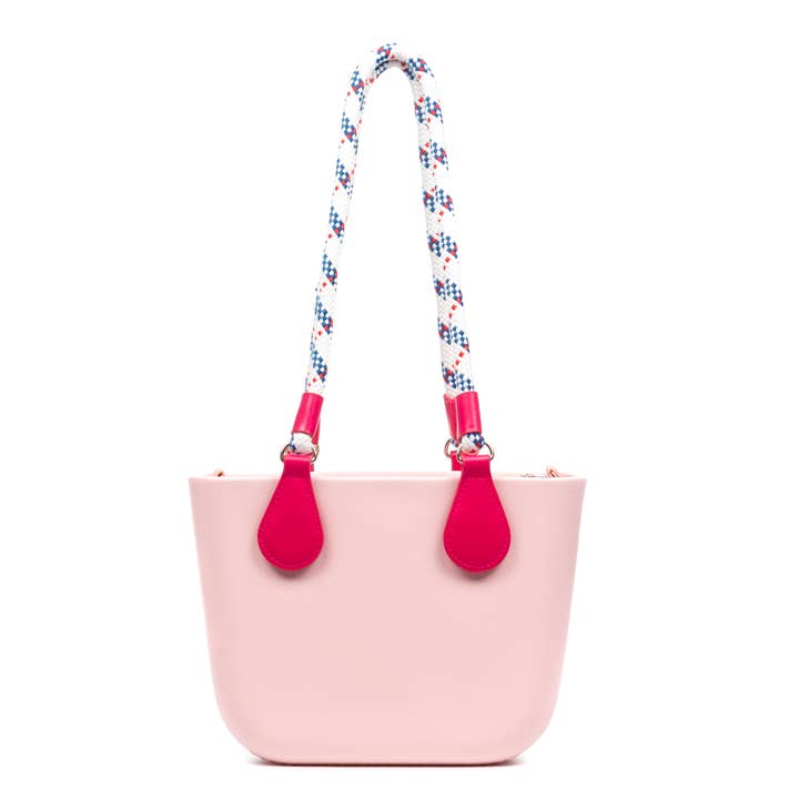 light pink Villaspeciosa EVA rubber shoulder bag for wholesale on Faire