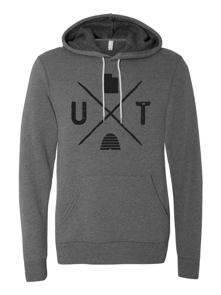 Utah Logo Hoodie for wholesale by Homeplace Apparel