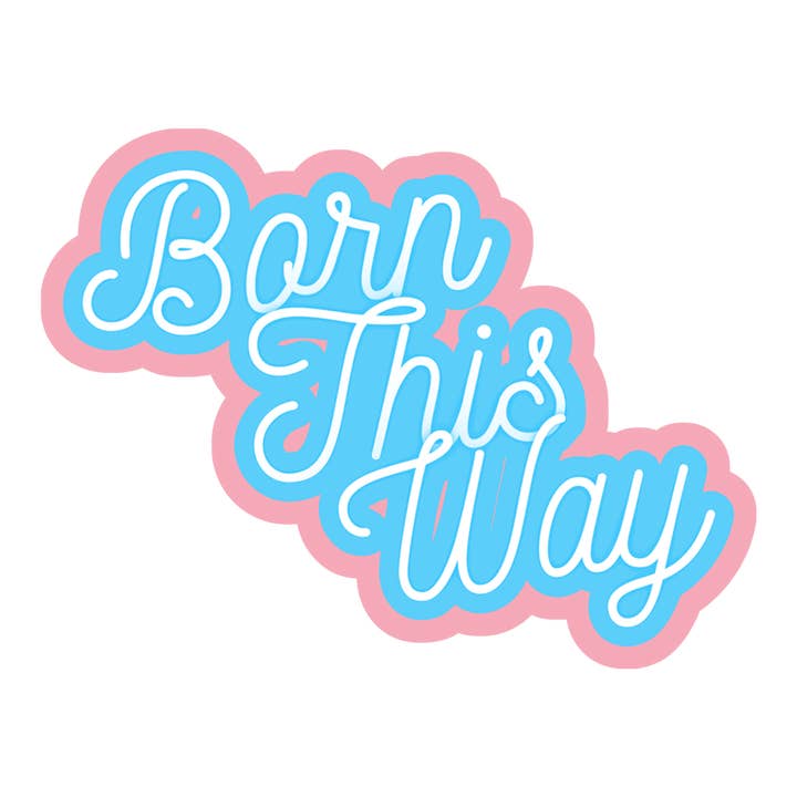 Born This Way Transgender Sticker for wholesale by Own Your Pride