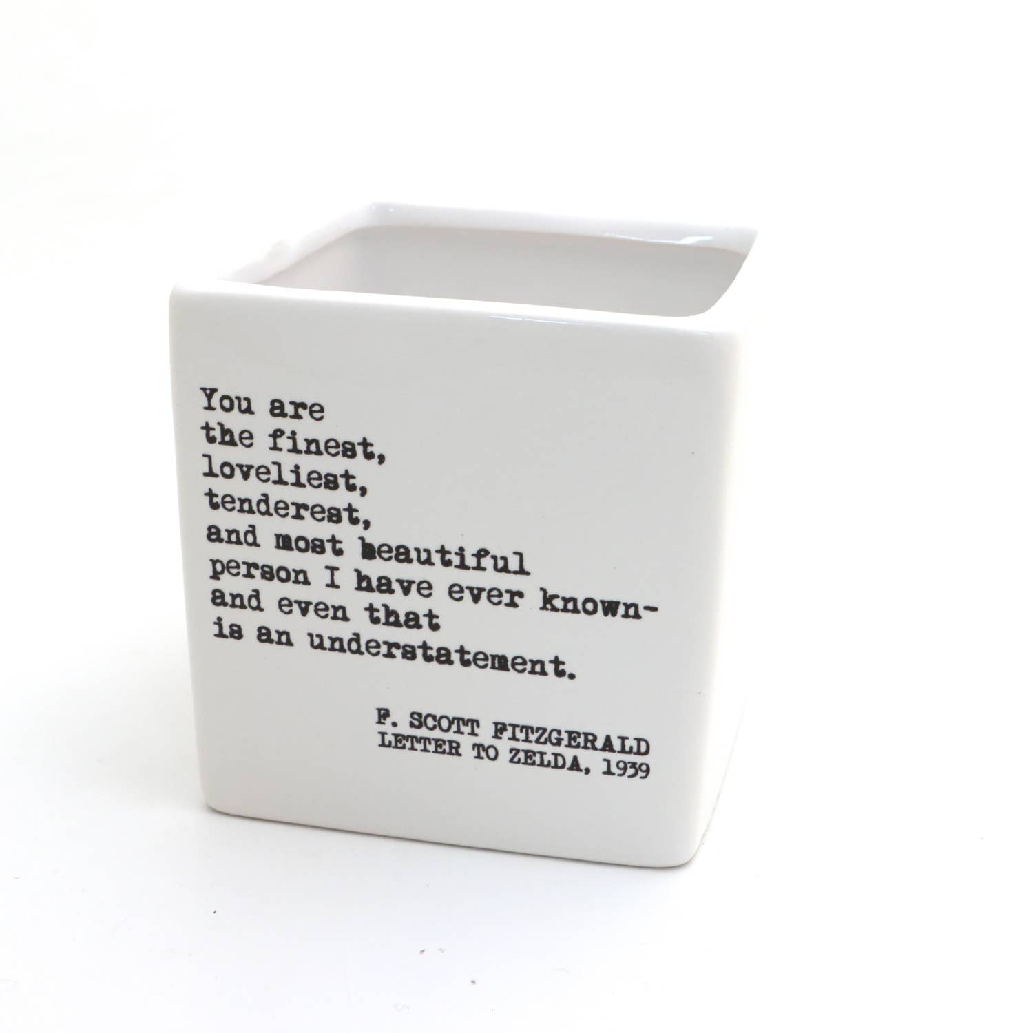 Lenny Mud - Wholesale Plant Pot - Most Wonderful Person Square Pot, indoor planter3