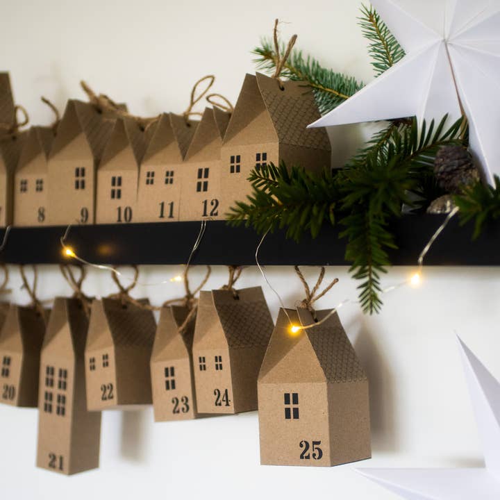 Head in t'Clouds - Wholesale DIY Craft Kit - DIY Advent Calendar Houses Kit6