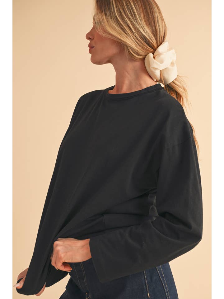 AEMI + CO - Wholesale Knit Top - Women's - 8438FN Billi Long Sleeve Top
