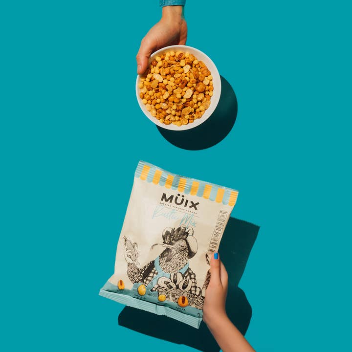 Müix Snacks – wholesale Nuts – Rustic Corn & Nuts Mix 6.3oz3