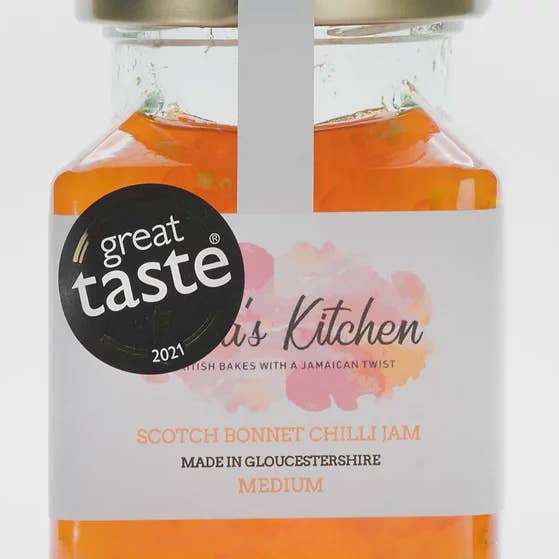 Laranja - Geléia de pimenta semáforo por atacado de Icildas Kitchen