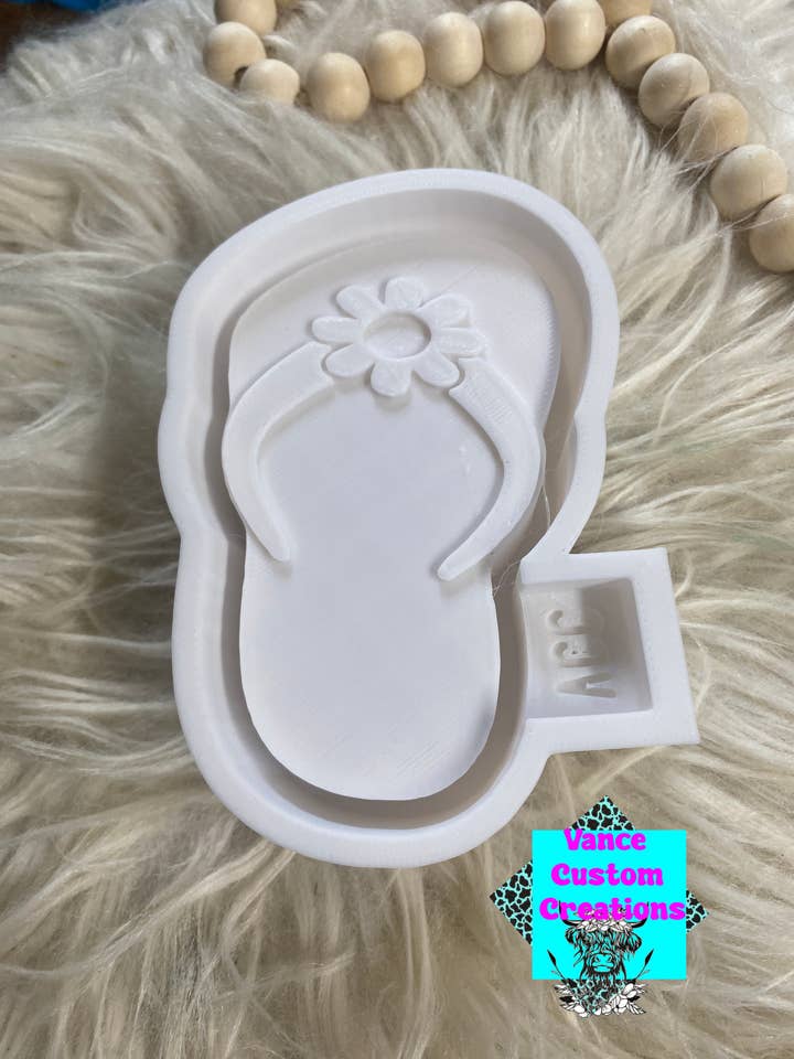 Stampo Flip Flop Freshie per la vendita all'ingrosso da parte di Vance Custom Creations
