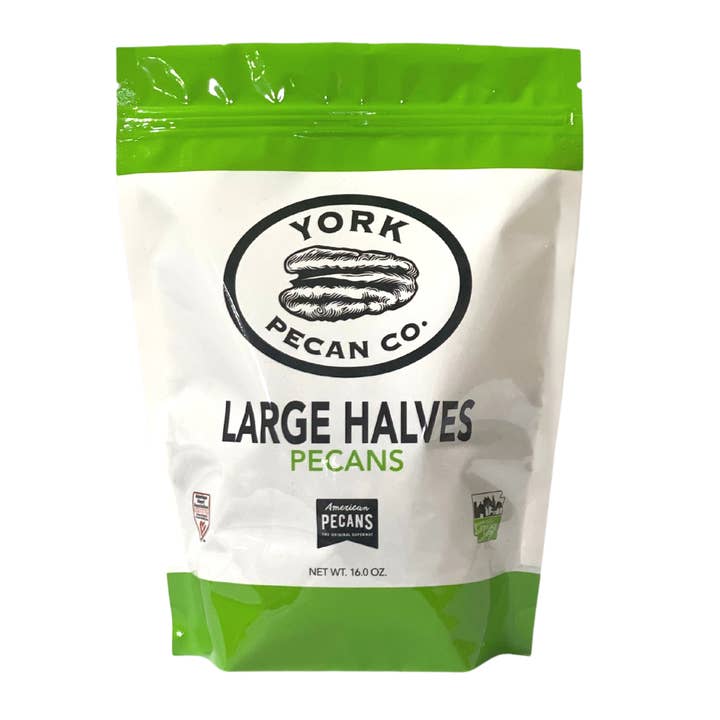 York Pecan Company - Wholesale Nuts - 24 Pounds - Packaged Kanza Halves2