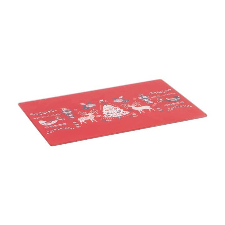 Deffrennes - Wholesale Cutting Board - Scandinavian Christmas glass cutting board2