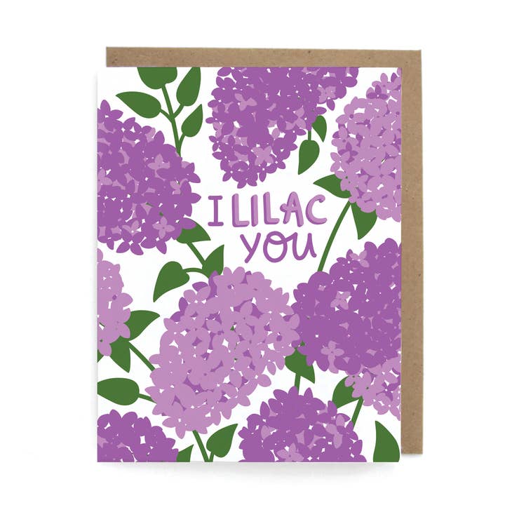 Tarjeta de Felicitación Amor Lila para venta al por mayor de The Neighborgoods